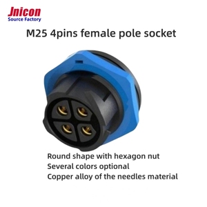 Jnicon <span class=keywords><strong>meilleur</strong></span> prix M25 IP67 Push Lock 4Pin 40A connecteur étanche mâle femelle câble fil prise E vélo batterie connecteur de stockage - Product Image 5