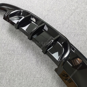 Difusor Trasero Estilo M Performance para BMW E82 E88, Alerón Trasero, Divisor de Parachoques, Serie 1 120d 125d 130i 135i M-TECH 2007-2014 Tuning - Product Image 5