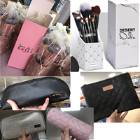 DailyQueen ensemble de pinceaux de maquillage professionnel de luxe 26 pièces pinceaux d'ombre à paupières en poils de chèvre blanc de haute qualité avec échantillon gratuit