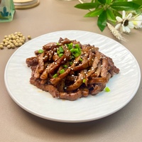 Viande végétale Sans OGM TVP Protéine végétale texturée résistante à l'ébullition Viande déchiquetée à faible taux de cholestérol Protéine de soja préférentielle