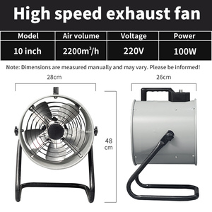 High Speed <strong>Electric</strong> Industrial Centrifugal <strong>Blower</strong> Exhaust <strong>Fan</strong> Free Standing Portable OEM with Dual Ball Bearing - Product Image 5