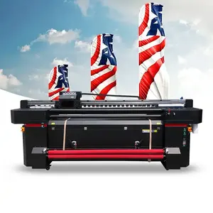 2m 4/6 testa di bandiera di lusso bandiera di lusso stampante piena intelligente stampa HD soluzione integrata di stampa digitale a colori