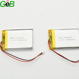 High quality manufacturer Drop Shipping Battery lithium polymer 3,7 V 523450, 1000mAh 1Ah rechargeable battery Bluetooth earphones - Product Image 6