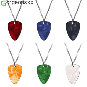 Nuevo Collar con Colgante de Pala de Guitarra para Mujer y Hombre, Cadena para Clavícula, Joyería de <span class=keywords><strong>Stranger</strong></span> Things - Product Image 2