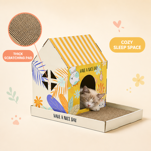 Cuccia per Gatti in Cartone Ondulato Multifunzione, Resistente ed Ecologica, per Interni, Vendita all'Ingrosso per Negozi di Animali - Product Image 2