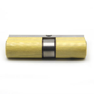 Cilindro <span class=keywords><strong>antitaladro</strong></span> de doble apertura de latón macizo de perfil europeo - Product Image 3