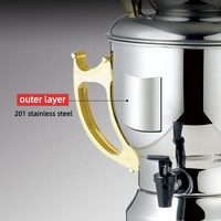 Chauffe-eau électrique russe Samovar 3L en acier inoxydable, Offre Spéciale