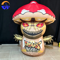 Modèle de champignon monstre gonflable personnalisé pour Halloween, décoration publicitaire pour centre commercial en extérieur, accessoires d'activités