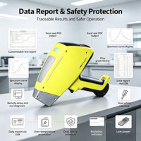 Spectromètre XRF portable TrueX800, diagnostic à distance, exportation de rapports PDF et Excel, analyseur d'éléments métalliques