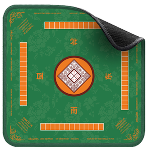 Tapis de table de mahjong carré antidérapant de 36 pouces avec monogramme pour le mahjong américain, le paigow, le poker et les <span class=keywords><strong>dominos</strong></span> - Product Image 5