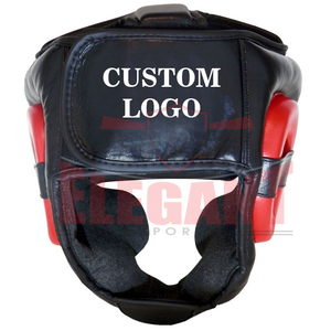 2024 Custom Logo <b>Head</b> Guard Boxing Guard for Fighting <b>Training</b> Genuine Leather <b>Head</b> Guard - Product Image 2