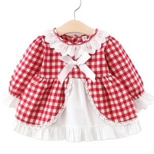 เสื้อผ้าขายส่งราคาถูก ล็อตสต็อกเดรสเด็กผู้หญิงสีแดง ดีไซน์สำหรับขายออนไลน์ ฮ่องกง - Product Image 1