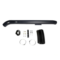 Snorkel de voiture en acier inoxydable noir de 4 pouces pour Toyota Land Cruiser LC200 2017+ – Tuyau d'admission d'air et conduit de pénétration aquatique
