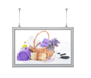 A1 Cadre d'<span class=keywords><strong>affiche</strong></span> de <span class=keywords><strong>film</strong></span> en aluminium suspendu double face Boîte à lumière LED mince pour affichage de fenêtre - Product Image 2