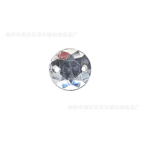 Acrylic Double Hole Round <b>Beads</b> For Jewelry Making 12mm Clear Transparent DIY Craft Supply - Product Image 5