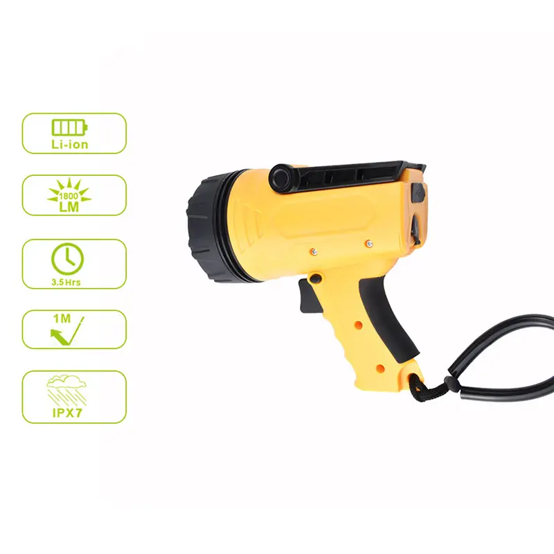 New factory supply high power searchlight with Portable hand held search light torch price