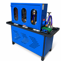 Machine de polissage à plat automatique multi-stations pour métaux (acier inoxydable, aluminium) et pièces de moteur, haute sécurité, écologique