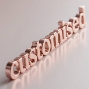 现代玫瑰金3D字母数字金属字母定制颜色和形状钢广告牌室内/室外使用<span class=keywords><strong>3</strong></span>年保修 - Product Image 5