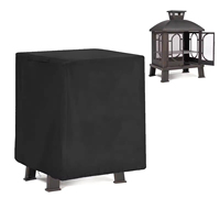 Housse de table de foyer carrée 420D/600D robuste, imperméable et anti-poussière, de haute qualité pour foyer à gaz