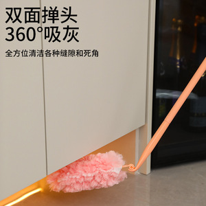 ไม้ปัดฝุ่นไฟฟ้าสถิตแบบยืดหดได้ เครื่องมือปัดฝุ่นในรถยนต์ป้องกันไฟฟ้าสถิต - Product Image 4