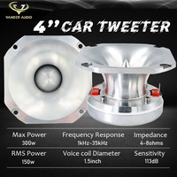 Tweeter Horn Speaker Neodymium 4 Inch 300w MAX dengan Coil 1.5 Inch, Suara Halus, Keras, dan Detail Terbaik - EU