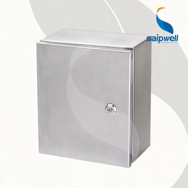 Saip/Saipwell 400*300*200Mm Ip66 Outdoor Voeding Metalen Kast Muur Gemonteerde Lock Box