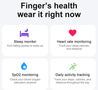 Anneau intelligent ECG pour la santé, suivi du sommeil, fréquence cardiaque, oxygène sanguin, mouvement, étanche IP68 5ATM, pour hommes et femmes, sport, plein air, suivi de la forme physique