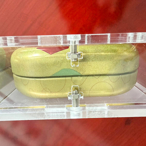 Caja de almacenamiento de tornillos de metal con 4 compartimentos para juegos de cartas - Product Image 4