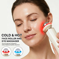 Massage liftant pour le visage et le cou, élimine les poches sous les yeux, les rides, microcourant, électroporation, haute vibration, anti-âge