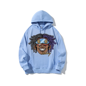 Custom Hoodie Personalised 500GSM Heavyweight Boxy Fit Hoodie <b>Men's</b> Streetwear Vintage Stone Wash Hoodie Blank <b>Pullovers</b> - Product Image 2