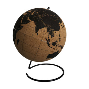 Globo Terráqueo Nórdico de Corcho de Gran Tamaño, Adornos Decorativos para Oficina, Sala de Estar, Estudio, Hogar, MAC-F23 MAXCARE Ningbo Zhejiang - Product Image 4