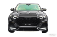 Nouveau kit carrosserie YIKU en fibre de carbone pour Audi Q8/RSQ8 2025 – Lame avant/arrière, jupes latérales, diffuseur, spoiler, aileron, pare-chocs, capot – Fixation universelle par boulons