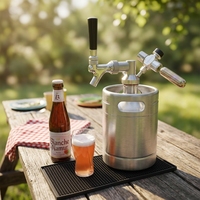 Distributeur de cocktails au CO2 de 2 L, nouveau style, bouteille de bar pour le mélange de boissons, usage commercial et domestique