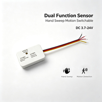 Module capteur de mouvement intelligent pour maison connectée, interrupteur à détection de mouvement et de balayage manuel, compatible avec bande LED DC3.7-24V
