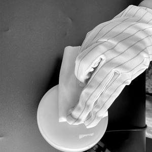 ALLESD Paño de Limpieza de Poli Celulosa Blanco Suave de Bajo Contenido de Partículas para Cuartos Limpios, 12"x12" - Product Image 4