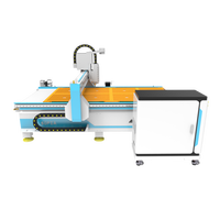 Machine de fraisage CNC rotative 4 axes UTECH 1325 1530 2040 avec commande Syntec et PLC pour le bois, l'acrylique, l'aluminium, à broche unique