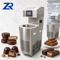 Machine de fusion et de tempérage du chocolat de haute qualité pour le moulage et le revêtement, avec contrôle de température