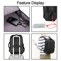 Sac à dos d'école populaire, personnalisable, en stock, nouvel arrivage, sac à dos de voyage léger avec port USB