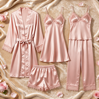 Robe de Nuit Cami d'Été pour Femme en Tissu Tricoté de Soie Imprimé Élégant, Col en V, Sans Manches, Décontractée, Douce et à Séchage Rapide, Vente en Gros