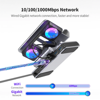 Adaptateur Type C de haute qualité, multiport 6 en 1, hub USB C et station d'accueil portable 6 ports USB C pour ordinateur portable