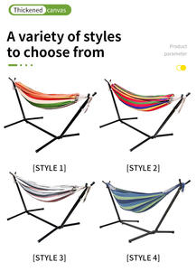 Qualità di cotone portatile amaca sedia resistente agli agenti atmosferici per uso interno esterno per camera da letto balcone foresta giardino campeggio - Product Image 5