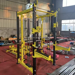 RLS Fitness Commercial Gym Power Rack Machine Multi-Power Half Rack Cable Tower para equipo <span class=keywords><strong>de</strong></span> ejercicio <span class=keywords><strong>de</strong></span> entrenamiento <span class=keywords><strong>de</strong></span> hombro - Product Image 4