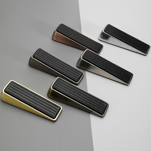 Door Stopper Zinc Alloy Stainless Steel Floor <b>Mount</b> Minimalist Design Durable Door Wedge Safety Door <b>Block</b> - Product Image 4