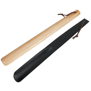Yingte Solid Wood Shoehorn Straight Handle Durable Shoe <b>Puller</b> For Elderly Pregnant Women Household Use - Product Image 3