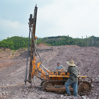 Foreuse DTH sur chenilles de type divisé KG726 avec diamètre de forage de 801-115 mm, garantie de 5 ans pour l'exploitation en carrière ouvert et l'extraction de pierre