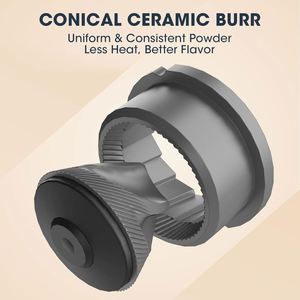 2025 New 38 Levels Adjustment Ceramic Square <b>Mini</b> Coffee Bean Grinding Machine USB Rechargeable Portable Electric Stocked - Product Image 4