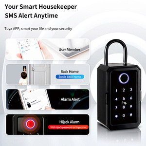 Safe <strong>Key</strong> Storage <strong>Box</strong> Biometric <strong>Electronic</strong> Digital WiFi TTlock Tuya Fingerprint Smart <strong>Key</strong> <strong>Lock</strong> <strong>Box</strong> - Product Image 4