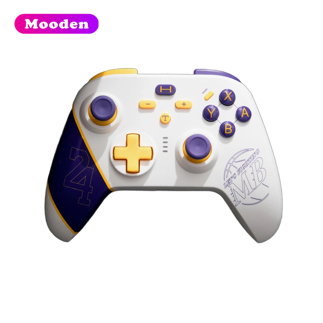 X N2S Custom Themed Controller, 2.4G Wireless Gamepad with 800mAh Battery Macro Buttons Wireless Gamepad for NS