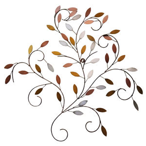 GOLDEN & WHITE SMALL LEAF TREE <b>WALL</b> <b>ART</b> - Product Image 5