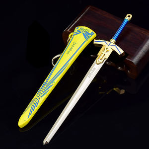 Fate/Stay Night Gamme complète de modè<span class=keywords><strong>les</strong></span> d'armes Miniature d'épée en métal pleine grandeur 22 cm Porte-clés Épée d'anime Épée de collection Épée personnalisée - Product Image 2